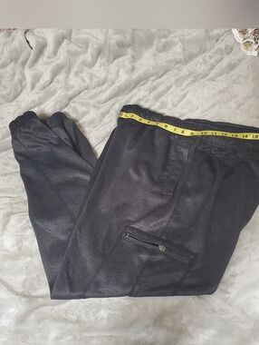 Like New Foot Locker Black Drawstring Jogger Pants - 2XL
